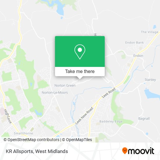 KR Allsports map
