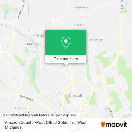 Amazon Counter-Post Office Goldenhill map