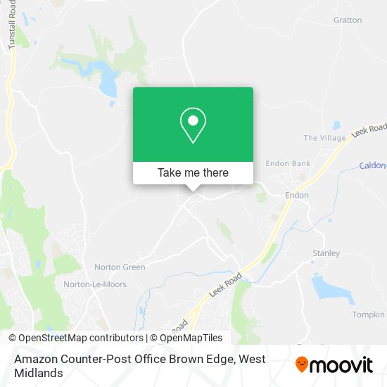 Amazon Counter-Post Office Brown Edge map