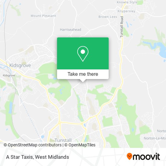 A Star Taxis map