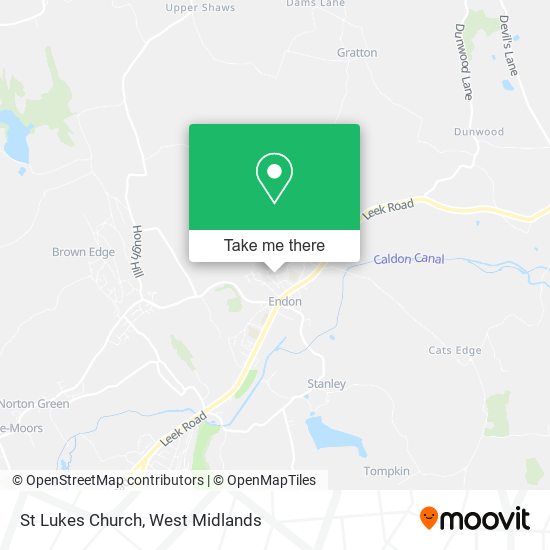 St Lukes Church map