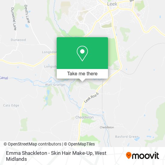 Emma Shackleton - Skin Hair Make-Up map