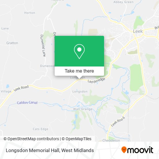 Longsdon Memorial Hall map
