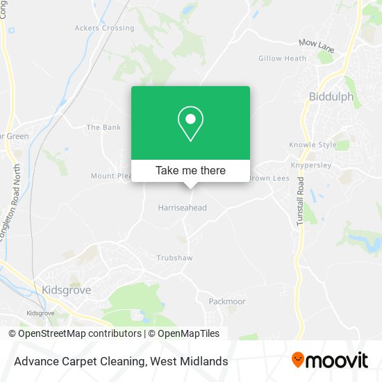 Advance Carpet Cleaning map