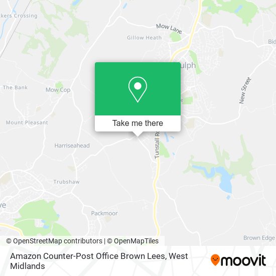 Amazon Counter-Post Office Brown Lees map