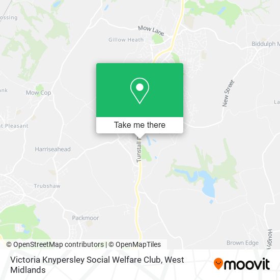 Victoria Knypersley Social Welfare Club map