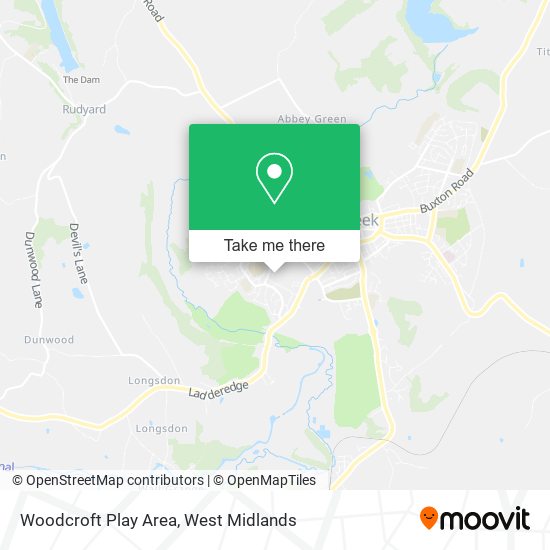 Woodcroft Play Area map