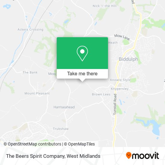 The Beers Spirit Company map