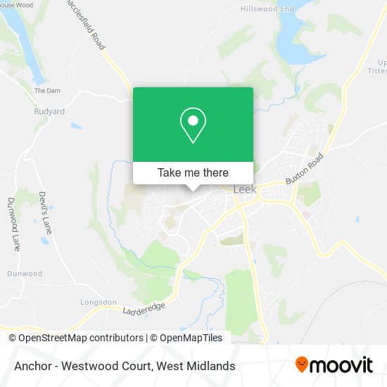 Anchor - Westwood Court map