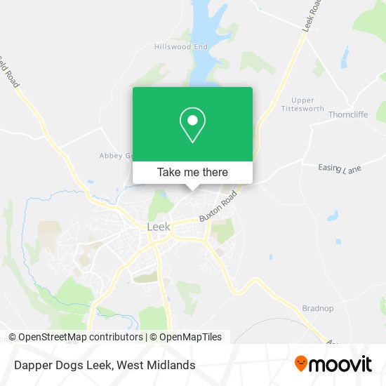 Dapper Dogs Leek map