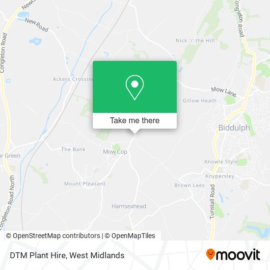 DTM Plant Hire map