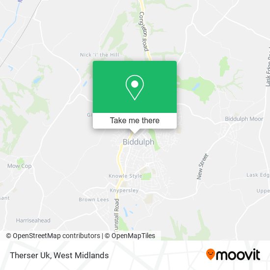 Therser Uk map