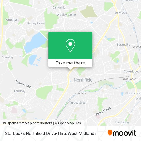 Starbucks Northfield Drive-Thru map