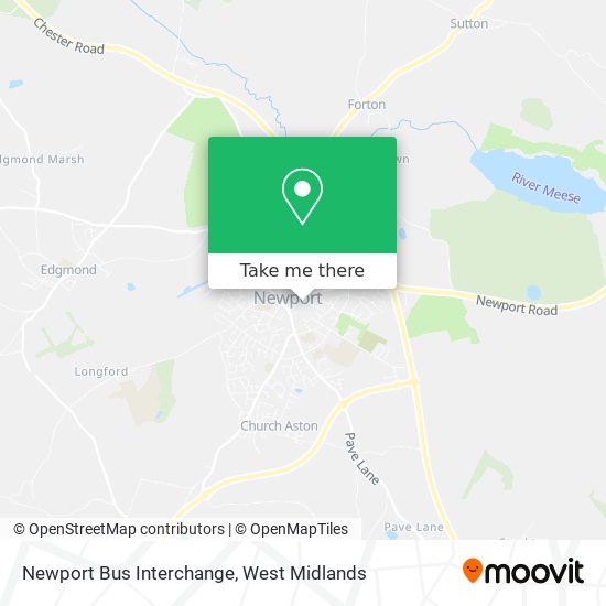 Newport Bus Interchange map