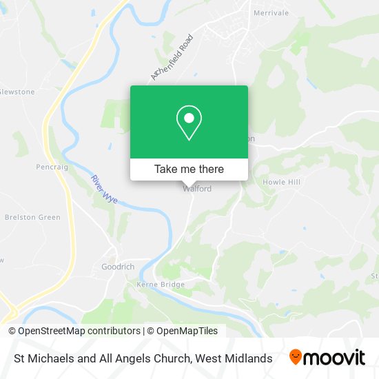 St Michaels and All Angels Church map