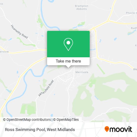 Ross Swimming Pool map