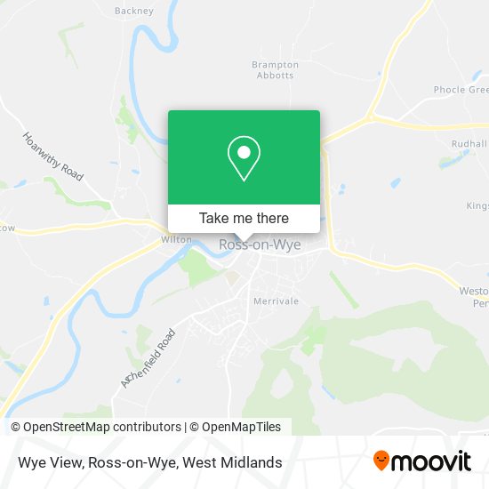 Wye View, Ross-on-Wye map