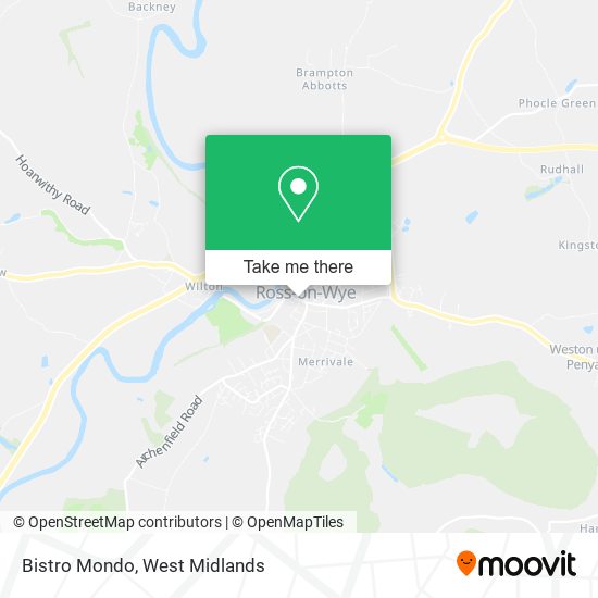 Bistro Mondo map