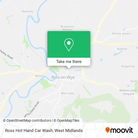 Ross Hot Hand Car Wash map