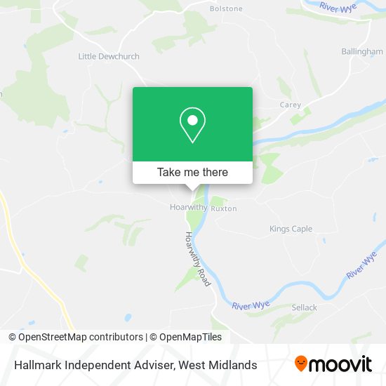 Hallmark Independent Adviser map