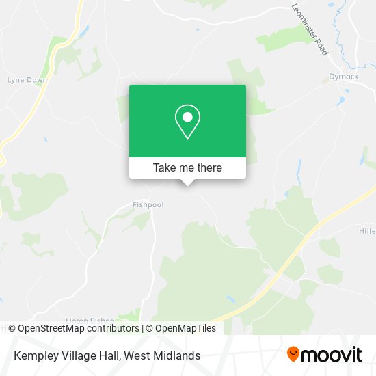 Kempley Village Hall map