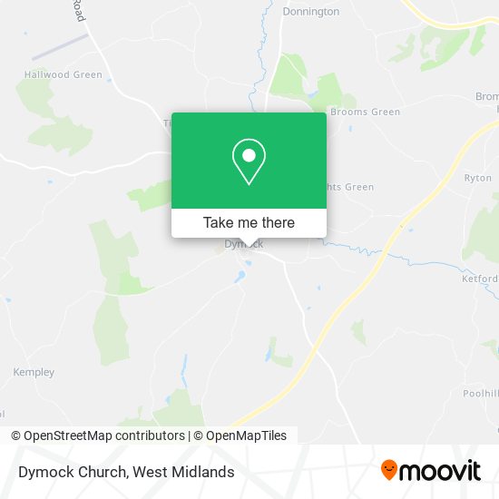 Dymock Church map