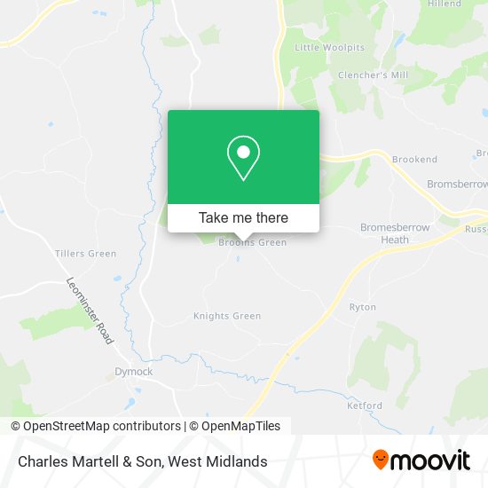 Charles Martell & Son map