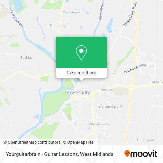 Yourguitarbrain - Guitar Lessons map
