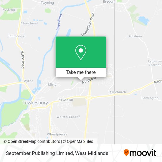 September Publishing Limited map