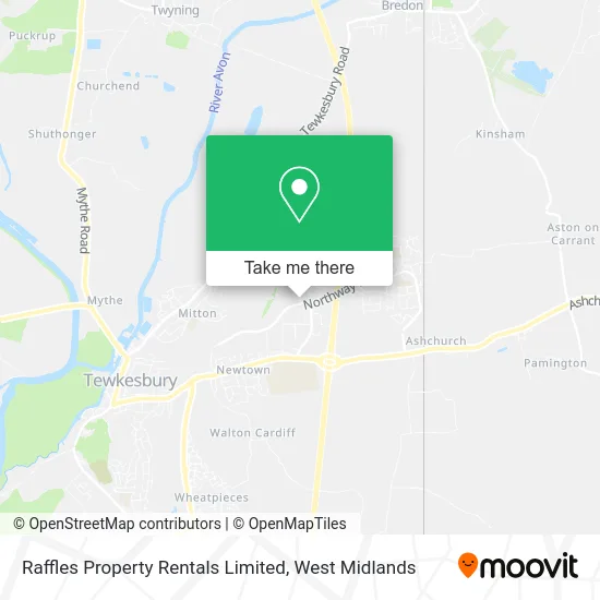 Raffles Property Rentals Limited map