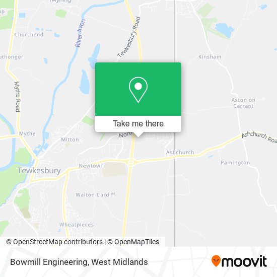 Bowmill Engineering map
