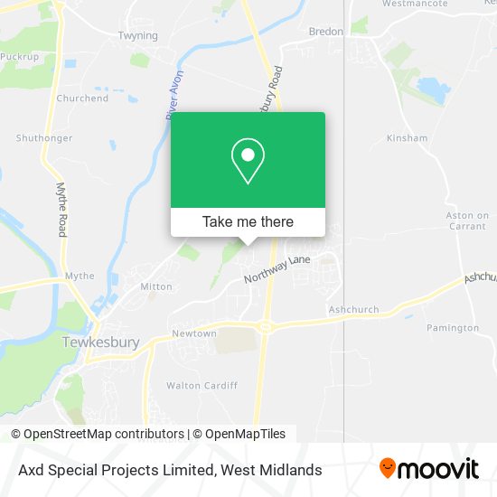 Axd Special Projects Limited map