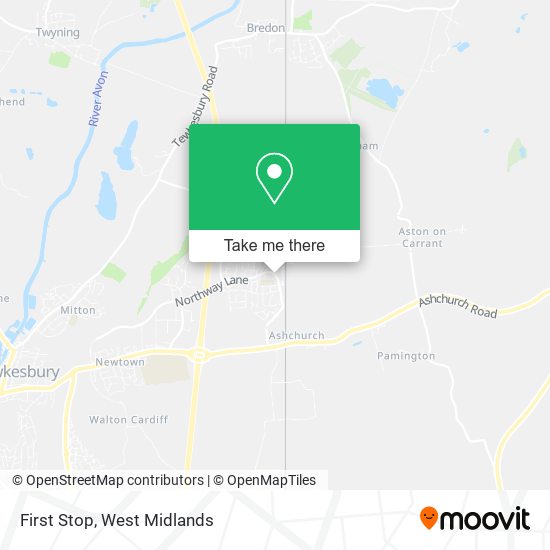 First Stop map