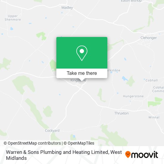Warren & Sons Plumbing and Heating Limited map