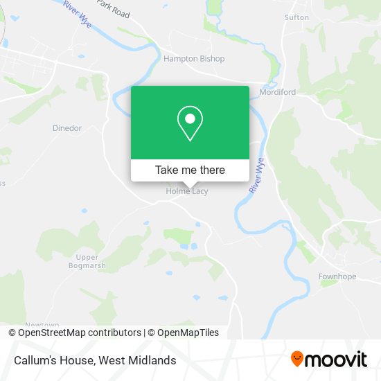 Callum's House map