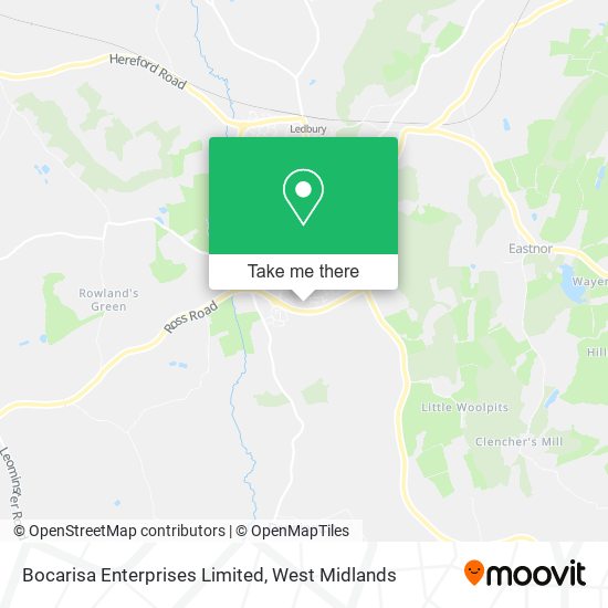 Bocarisa Enterprises Limited map