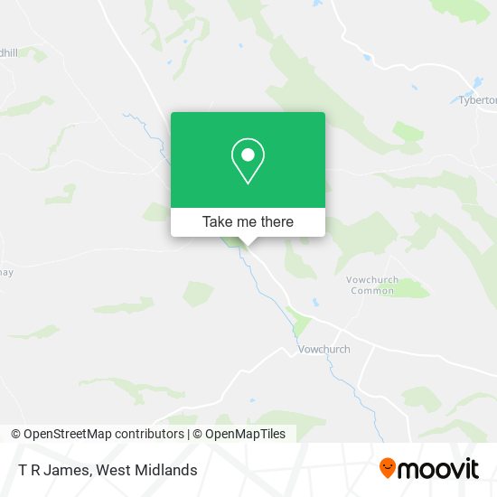 T R James map