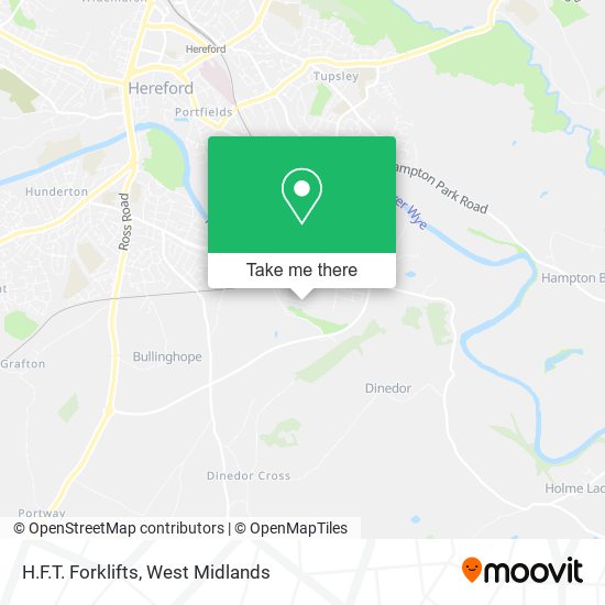 H.F.T. Forklifts map