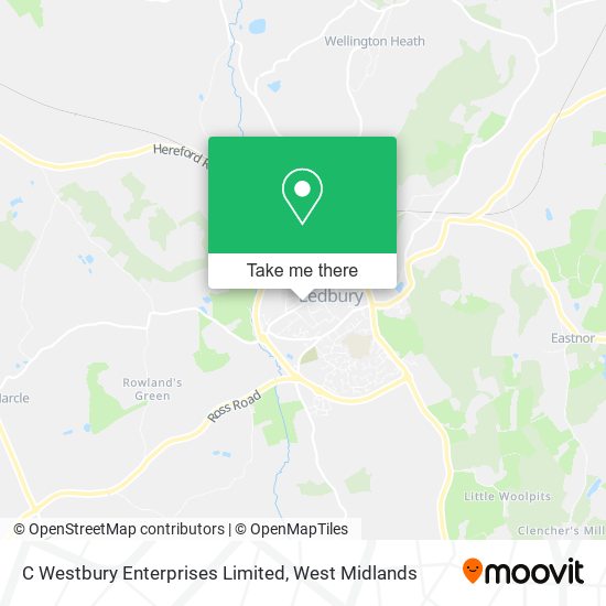 C Westbury Enterprises Limited map