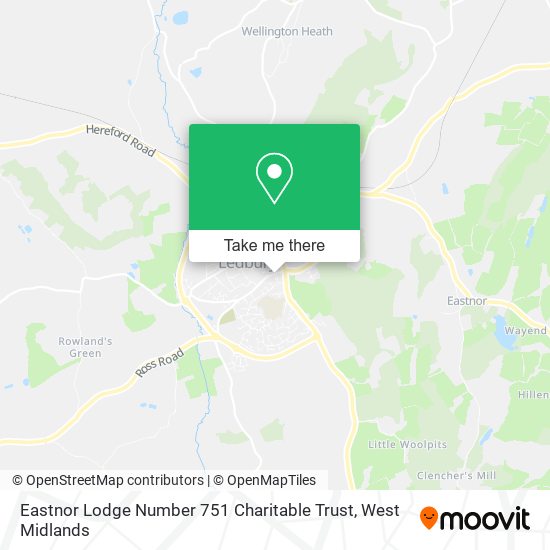 Eastnor Lodge Number 751 Charitable Trust map