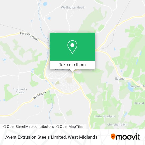 Avent Extrusion Steels Limited map