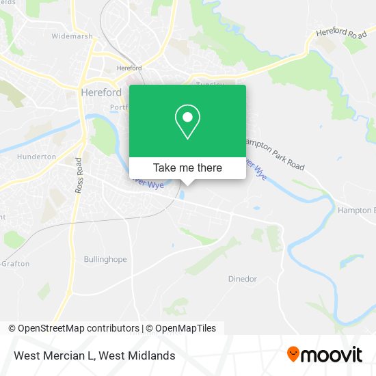 West Mercian L map
