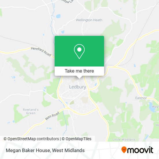 Megan Baker House map