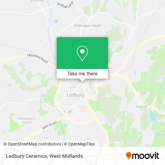 Ledbury Ceramics map