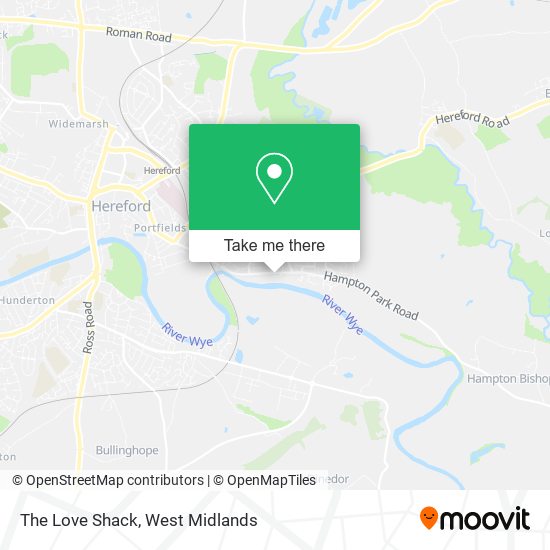 The Love Shack map