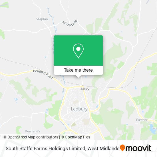 South Staffs Farms Holdings Limited map