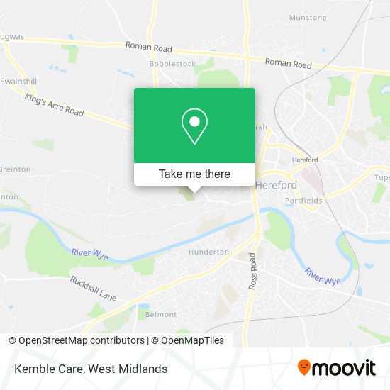 Kemble Care map