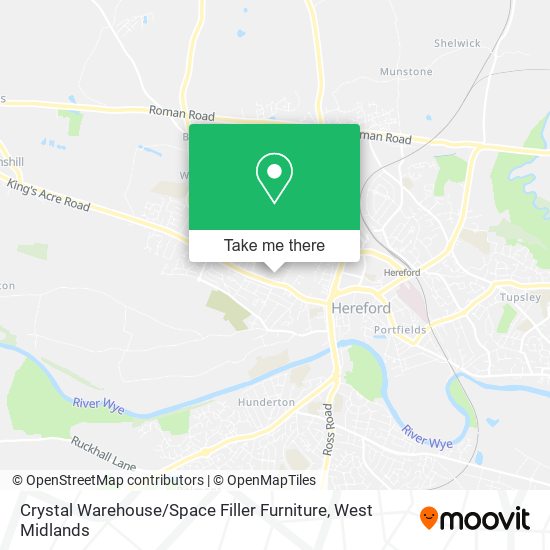 Crystal Warehouse / Space Filler Furniture map