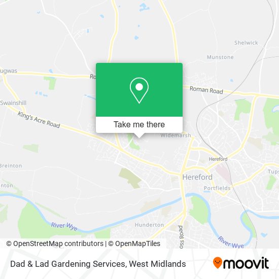 Dad & Lad Gardening Services map