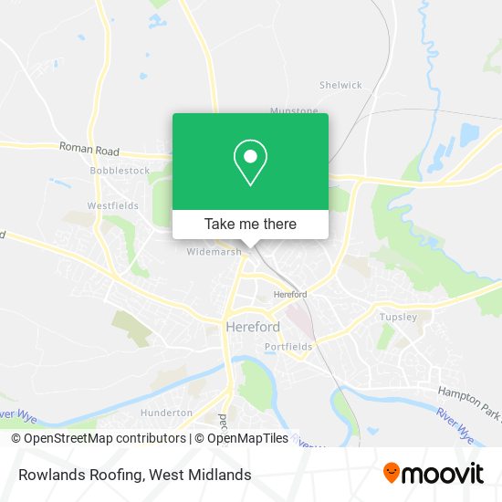 Rowlands Roofing map